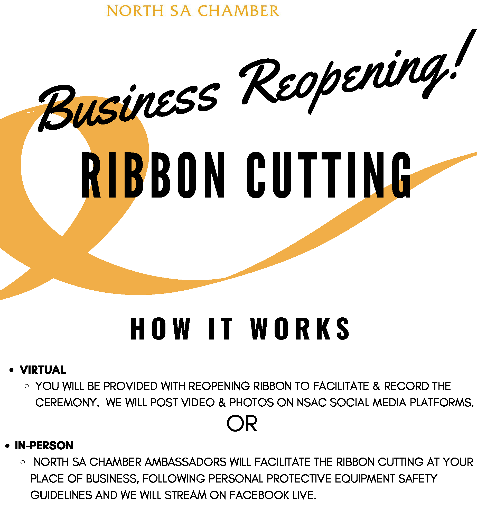 North SA Chamber Reopen Ribbon Cuttings